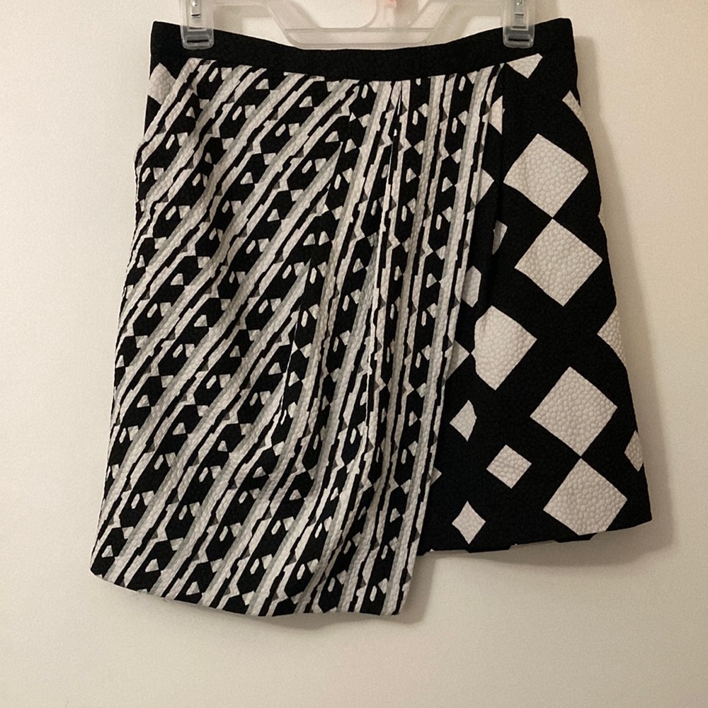 Patterned Mini Skirt